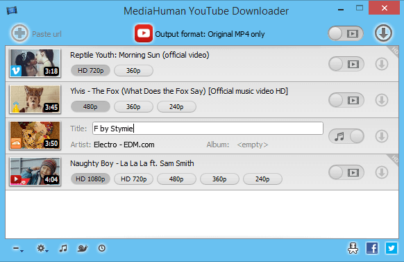 MediaHuman Youtube Downloader