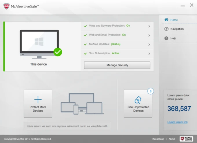McAfee LiveSafe Crack